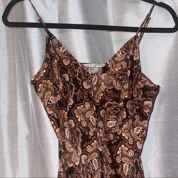Nili Lotan Paisley Print Slip Dress Size Small - Picture 6 of 8